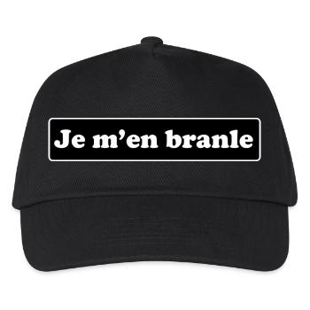Ich Bewegung - Kinder Basecap - Schwarz - Vorne