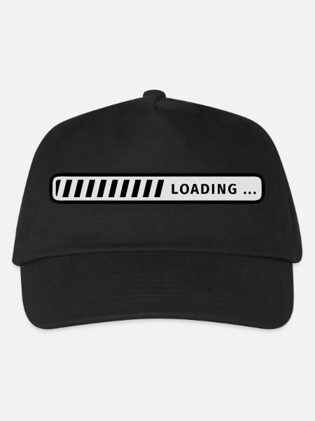 Ladebalken - Kinder Basecap - Schwarz