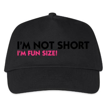 I m not small. I'm Fun Size! - Kids’ Baseball Cap - black - Front