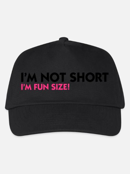 I m not small. I'm Fun Size! - Kids’ Baseball Cap - black