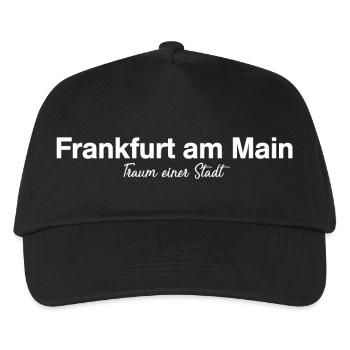 Frankfurt am Main - Kinder Basecap - Schwarz - Vorne
