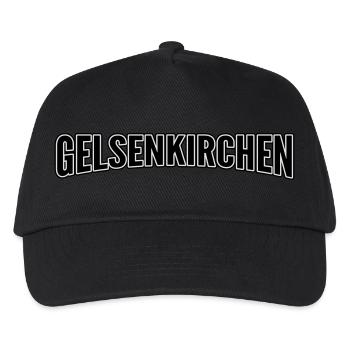 Gelsenkirchen - Kinder Basecap - Schwarz - Vorne
