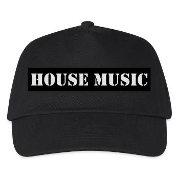 house music - Kids’ Baseball Cap - black - Front