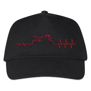 Puls street triple R schattiert - Kinder Basecap - Schwarz - Vorne