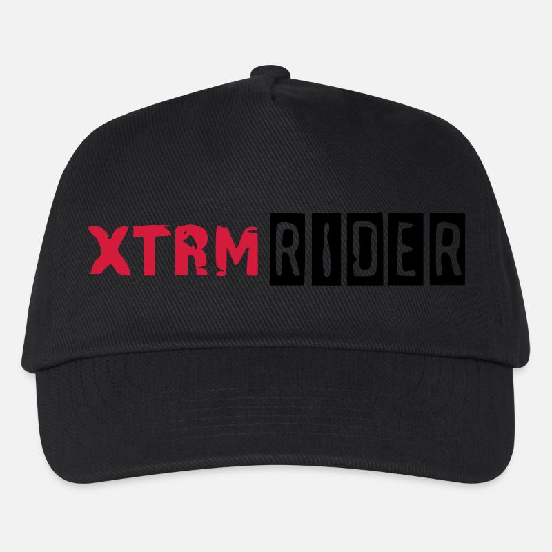 xtrm_rider_vec_2en - Kids’ Baseball Cap - black