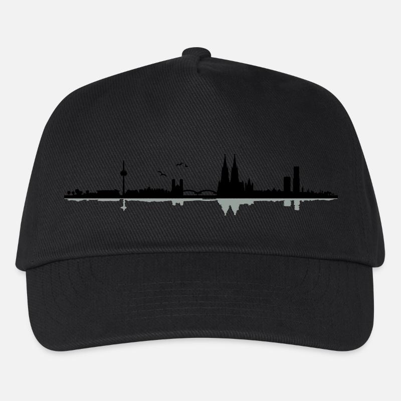 Köln Skyline - Kinder Basecap - Schwarz