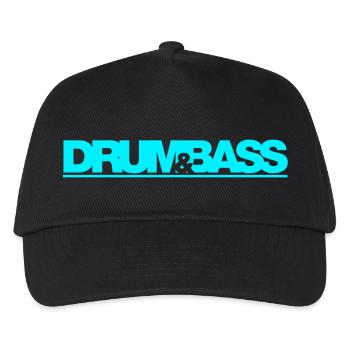 Drum & Bass - Casquette de baseball Enfant - noir - Devant