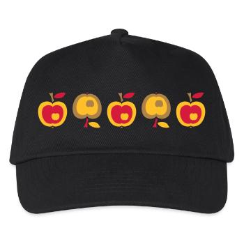 Apple - Kids’ Baseball Cap - black - Front