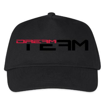Amis de texte écrit paire équipe de rêve de sport - Casquette de baseball Enfant - noir - Devant