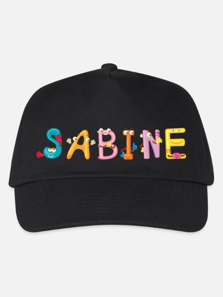Sabine - Kinder Basecap - Schwarz