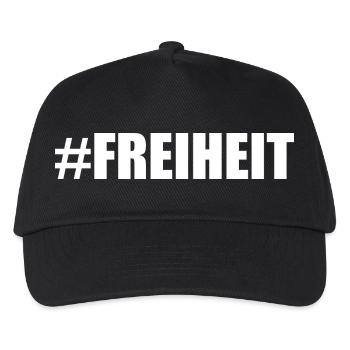 Freiheit - Kinder Basecap - Schwarz - Vorne