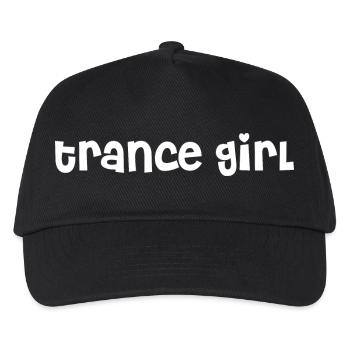 Trance Girl - Kinder Basecap - Schwarz - Vorne