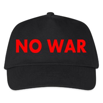 No war - Kids’ Baseball Cap - black - Front