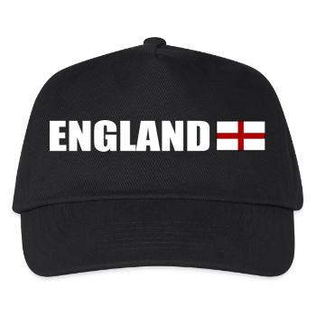 angleterre - Casquette de baseball Enfant - noir - Devant