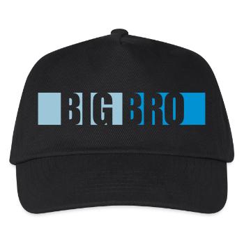 Big Bro Logo Bar - Kids’ Baseball Cap - black - Front