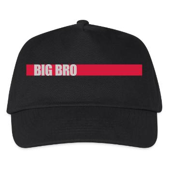 Big Bro Bar Logo - Kids’ Baseball Cap - black - Front