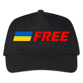 Ukraine - Kinder Basecap - Schwarz - Vorne