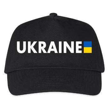Ukraine - Kinder Basecap - Schwarz - Vorne
