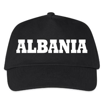 Albanien - Kinder Basecap - Schwarz - Vorne
