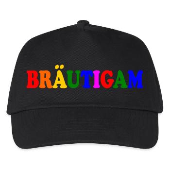 bräutigam - Kinder Basecap - Schwarz - Vorne