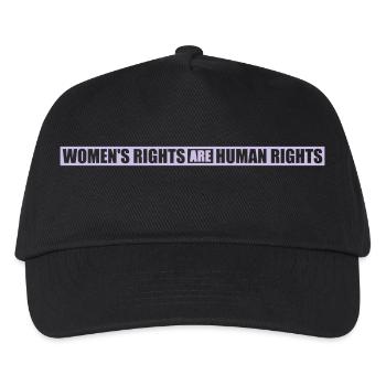 womens rights Feminist Zitat - Kinder Basecap - Schwarz - Vorne