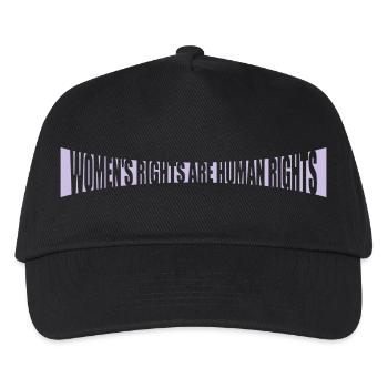 womens rights Feminist Zitat - Kinder Basecap - Schwarz - Vorne