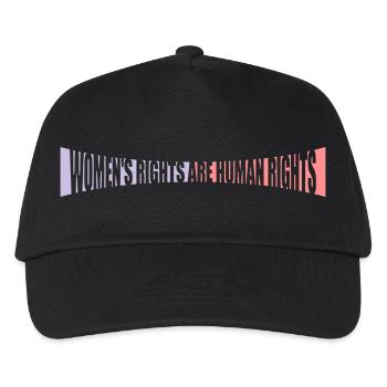 womens rights feminist quote - Kids’ Baseball Cap - black - Front