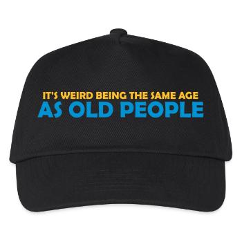 être âgé - Casquette de baseball Enfant - noir - Devant