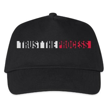 faire confiance au processus Devis - Casquette de baseball Enfant - noir - Devant