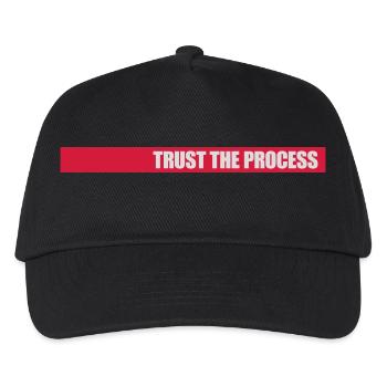 faire confiance au processus Devis - Casquette de baseball Enfant - noir - Devant