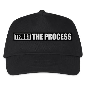 faire confiance au processus Devis - Casquette de baseball Enfant - noir - Devant