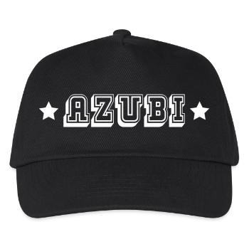 AZUBI tshirt schwarz - Kinder Basecap - Schwarz - Vorne