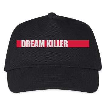 citation pessimiste tueur de rêves - Casquette de baseball Enfant - noir - Devant