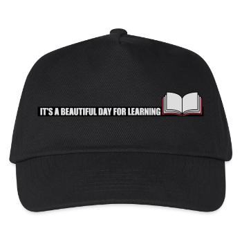 beautiful day for learning - Kids’ Baseball Cap - black - Front