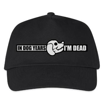 in dog years Dead - Kids’ Baseball Cap - black - Front