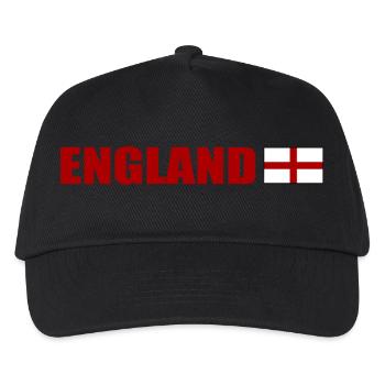 angleterre - Casquette de baseball Enfant - noir - Devant