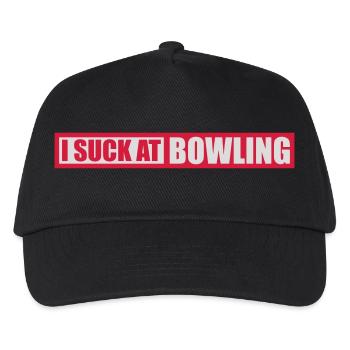 I suck at bowling - Kinder Basecap - Schwarz - Vorne