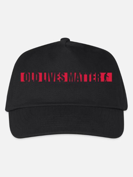 old lives matter Zitat - Kinder Basecap - Schwarz