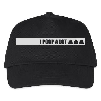 I poop a lot - Kinder Basecap - Schwarz - Vorne
