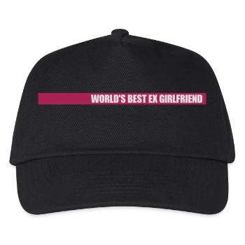 worlds best ex girlfriend - Kinder Basecap - Schwarz - Vorne