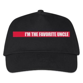 at The Favorite Uncle - Kids’ Baseball Cap - black - Front