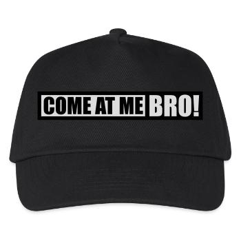 come at me bro - Kinder Basecap - Schwarz - Vorne
