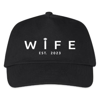 2023 Fiançailles Mariage Douche nuptiale - Casquette de baseball Enfant - noir - Devant