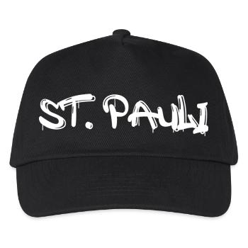 St. Pauli Hamburg - Kinder Basecap - Schwarz - Vorne