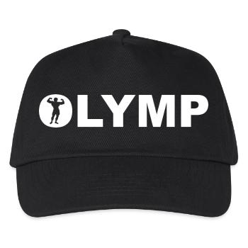 Olymp Berg der Götter und der Kräfte. Bodybuilder - Kinder Basecap - Schwarz - Vorne