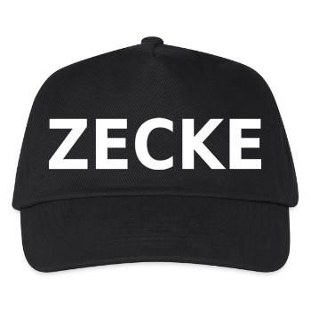 ZECKE - Kinder Basecap - Schwarz - Vorne