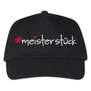 meisterstück - Kinder Basecap - Schwarz - Vorne