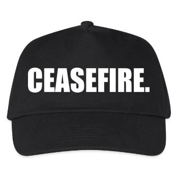 Ceasefire - Kinder Basecap - Schwarz - Vorne