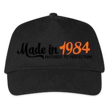 1984 - Kinder Basecap - Schwarz - Vorne