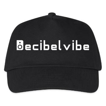 Decibelvibe - Derivative products - White Design - Kids’ Baseball Cap - black - Front